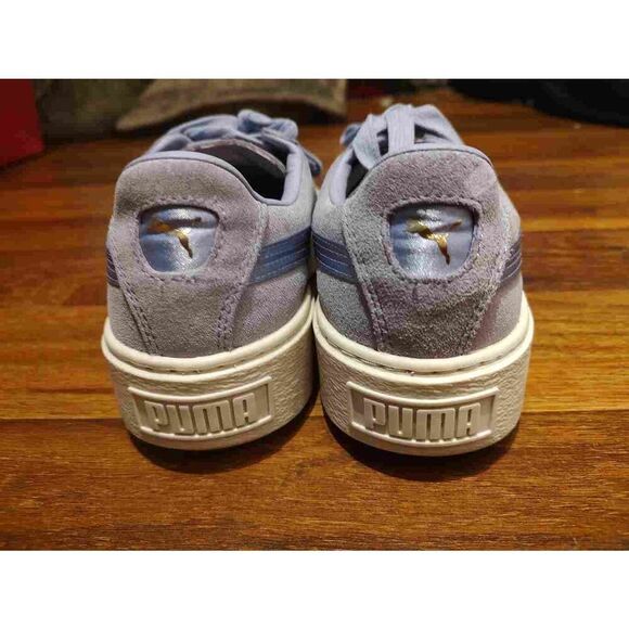 Puma lavender platform suede sneakers size 9.5* - Picture 4 of 7